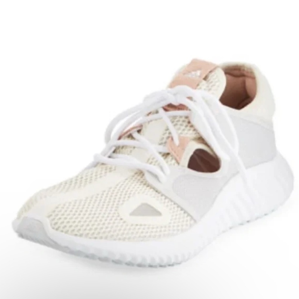 Adidas Run Lux Clima Sneakers Off White/Gray/Ash Pearl W Sz 9